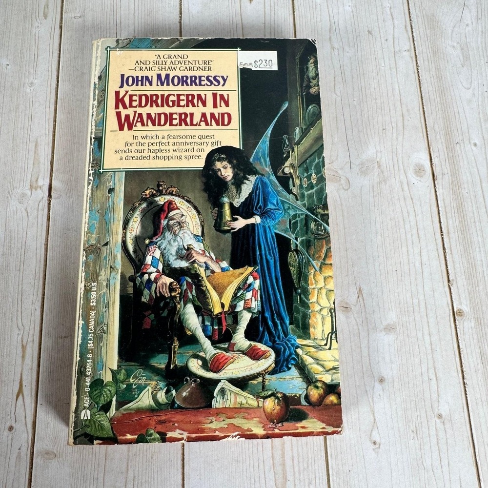 Kedrigerin in Wanderland John Morressy 1988 Ace Fantasy Mass Market Paperback